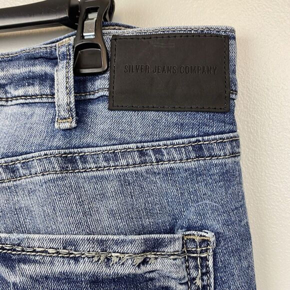 Silver Jeans Men's 36x30 Stonewash‎ Grayson Embroidered - Picture 4 of 11